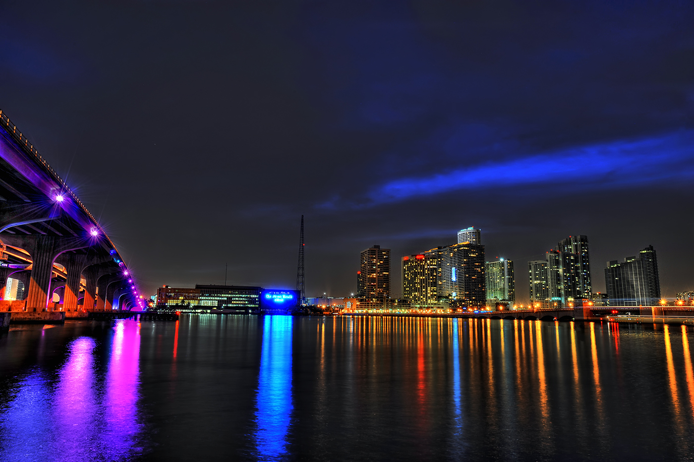 Skyline Miami Bayside By Aerostylaz
