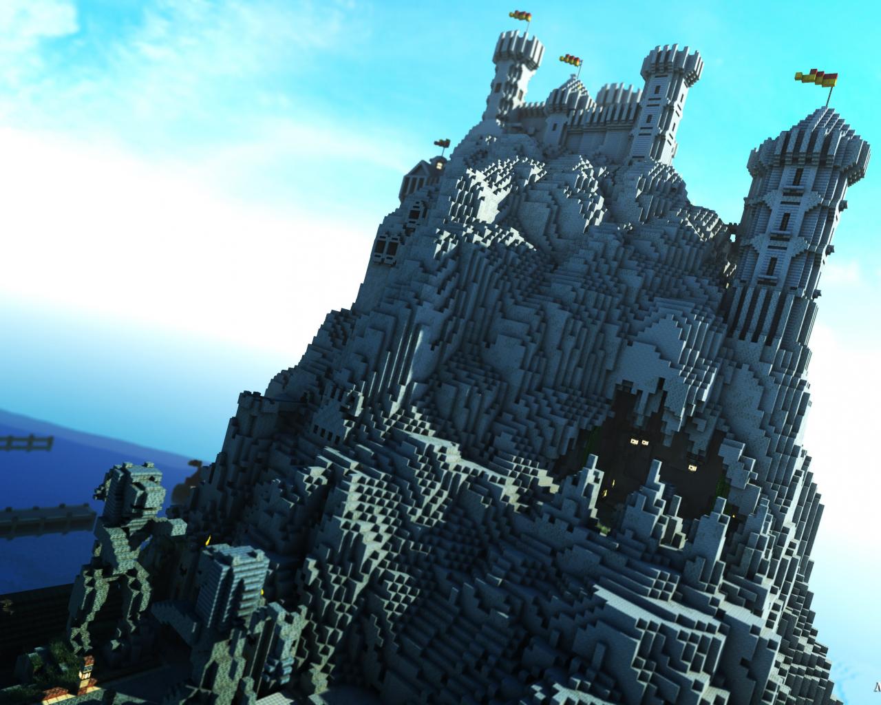 Minecraft Game Of Thrones Westeros Casterly Rock Wallpaper