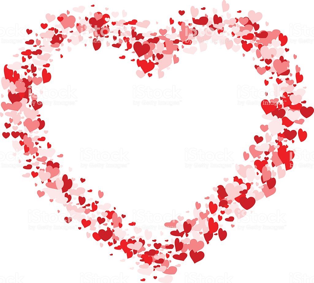 Valentines Love Background With Heart Stock Illustration