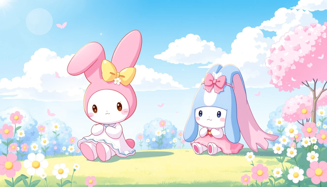 🔥 Download My Melody And Cinnamoroll Wallpaper by @georges41 | My ...