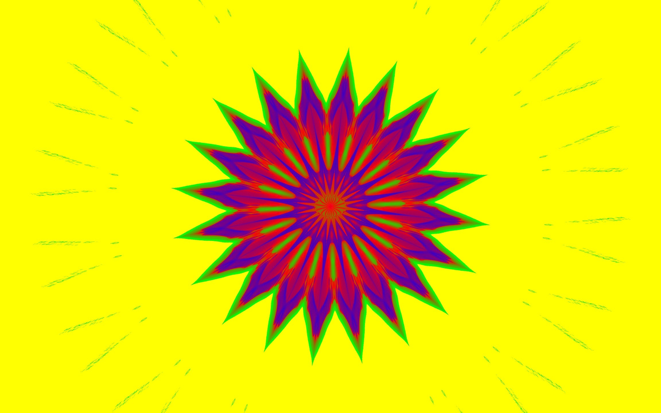 Neon Yellow Background Wallpaper