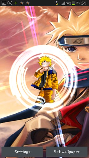 Bigger Naruto Live Wallpaper For Android Screenshot