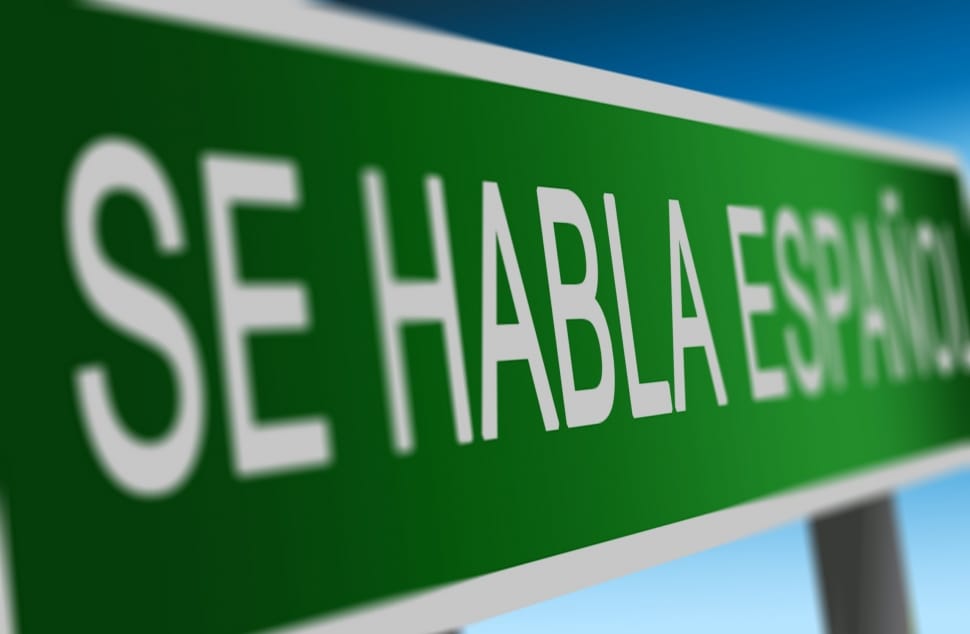 Se Habal Espanol Signage Image
