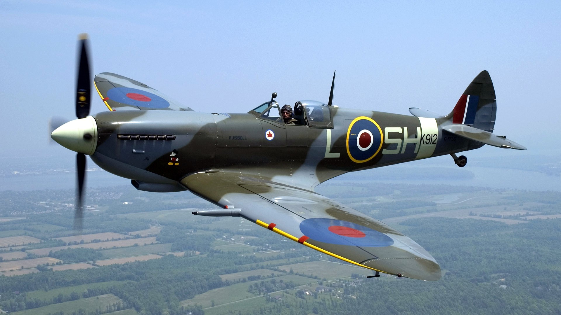 Airplanes Warbird Supermarine Spitfire Wallpaper Background