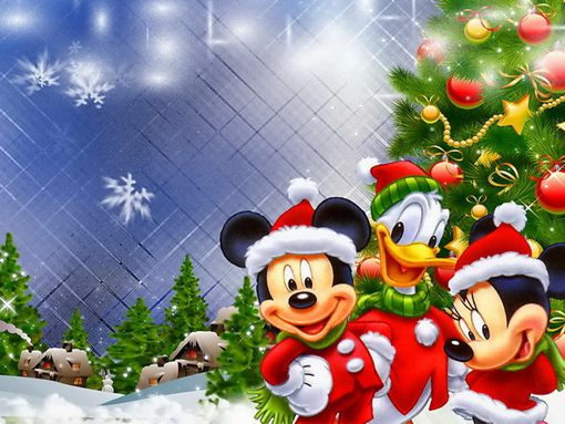 Wallpaper To Your Cell Phone Christmas Disney Merry