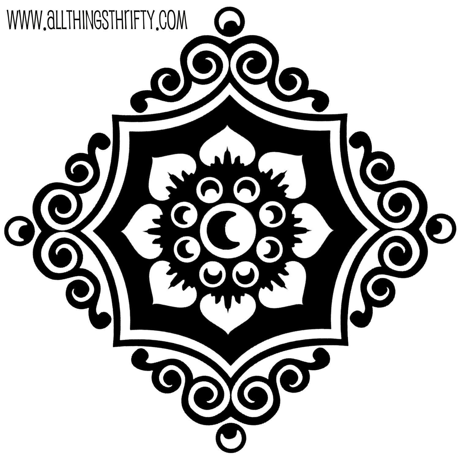 Free Download Free Printable Flower Stencil Patterns 1500x1500 For