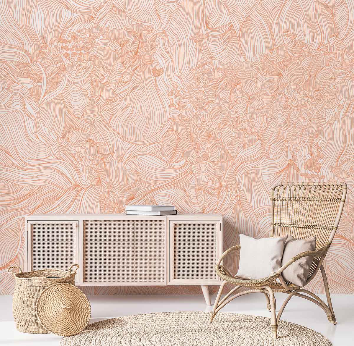 Crossing Lines Wallpaper Mural