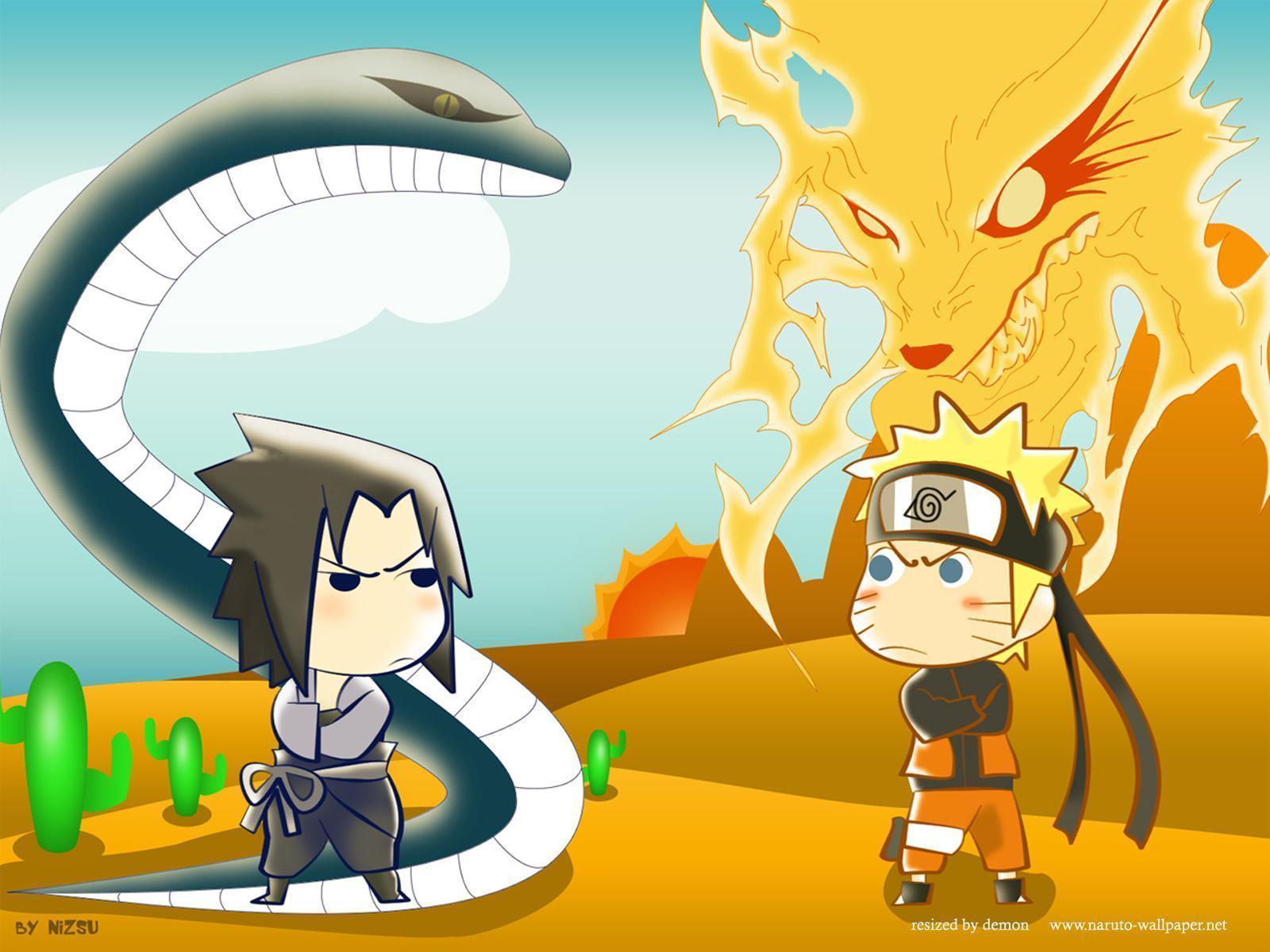 Naruto Vs Sasuke Wallpaper