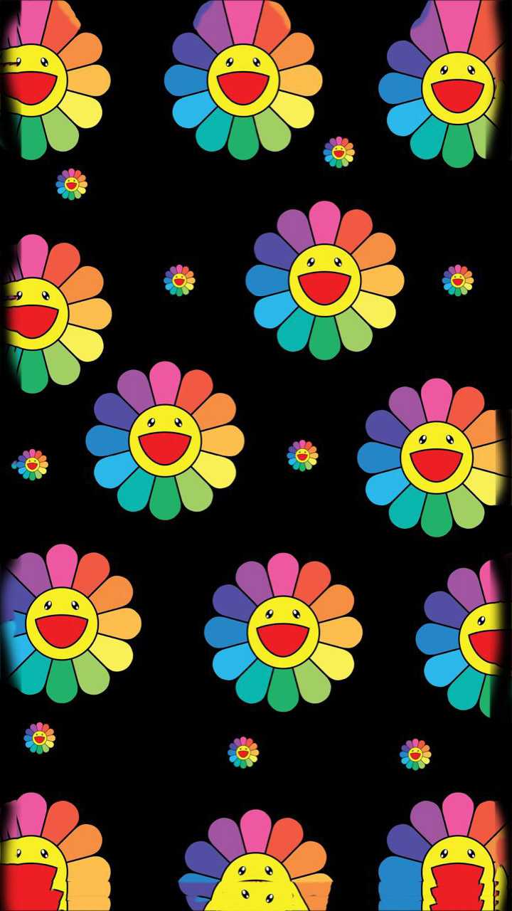 Takashi Murakami Flower Art Wallpapers  Top Free Takashi Murakami Flower  Art Backgrounds  WallpaperAccess