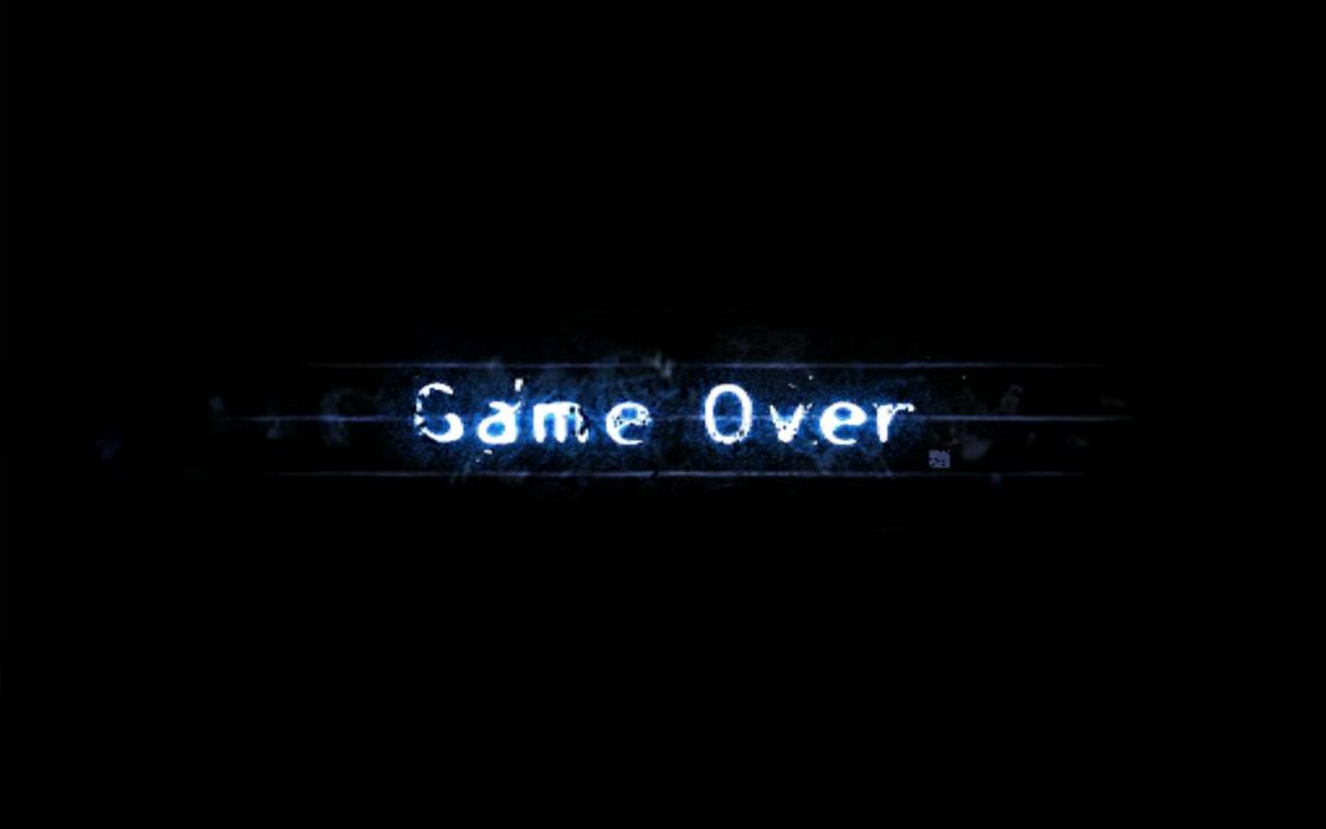 Game Over Wallpaper Background HD