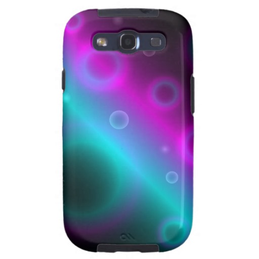 Samsung Galaxy S3 Case Bubbles Abstract Background
