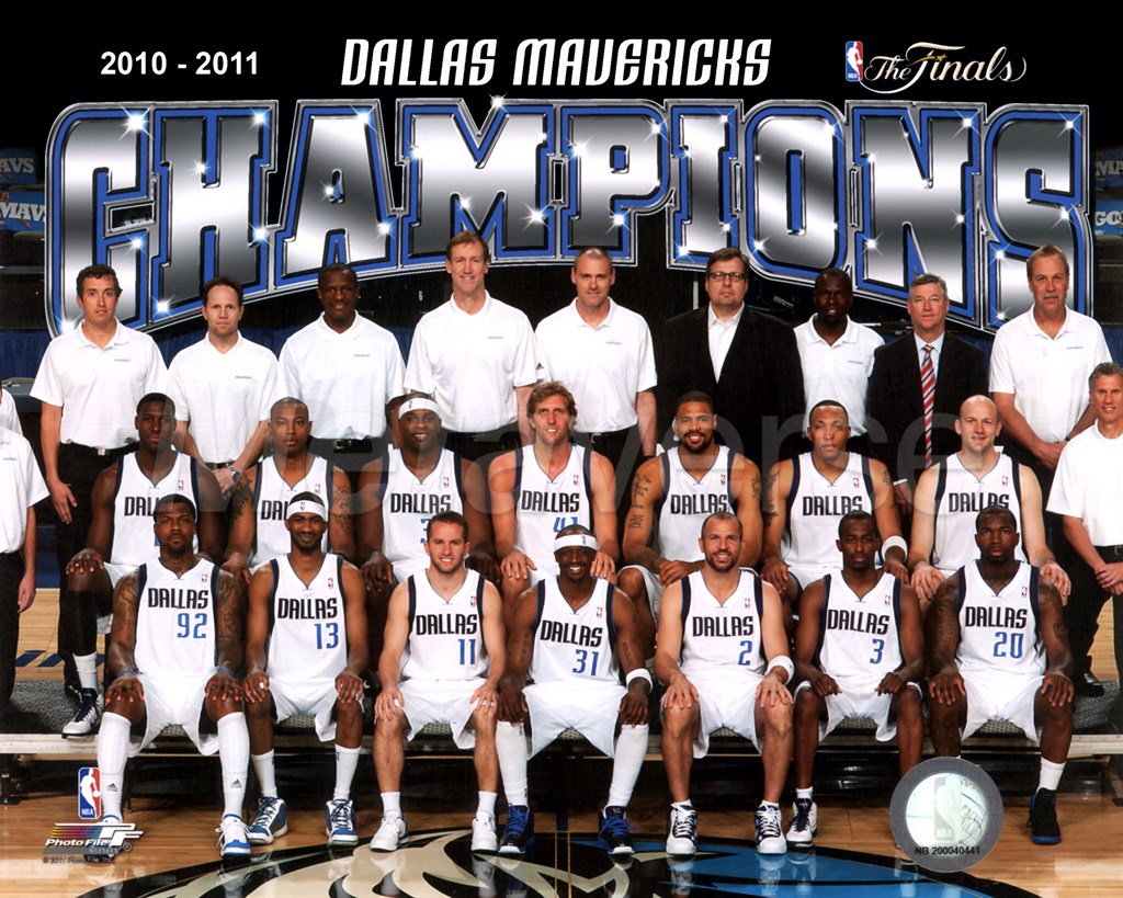 The Dallas Mavericks Nba Finals Championship Team Photo Art