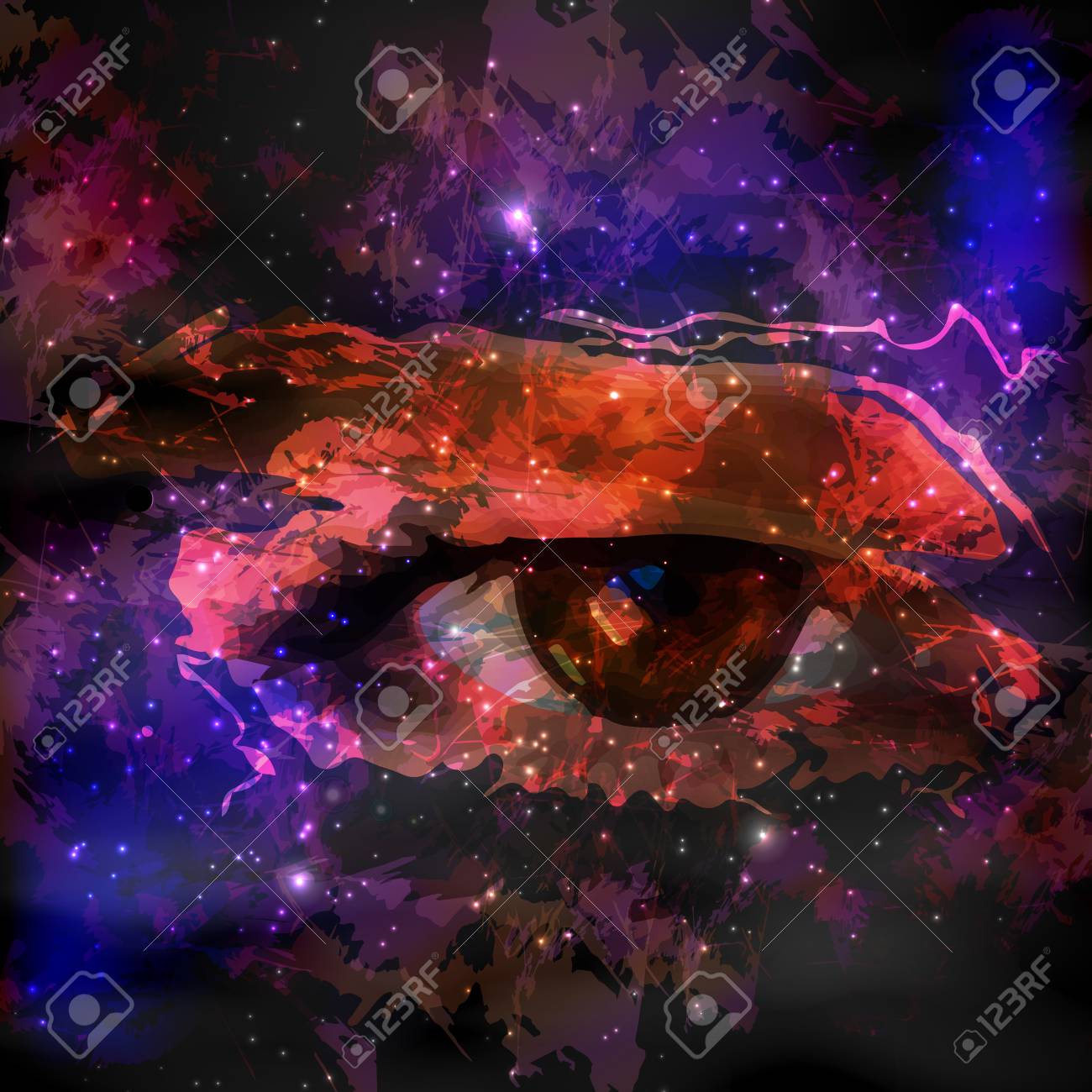The Eye Of All Seeing God Concept Cosmic Chapter