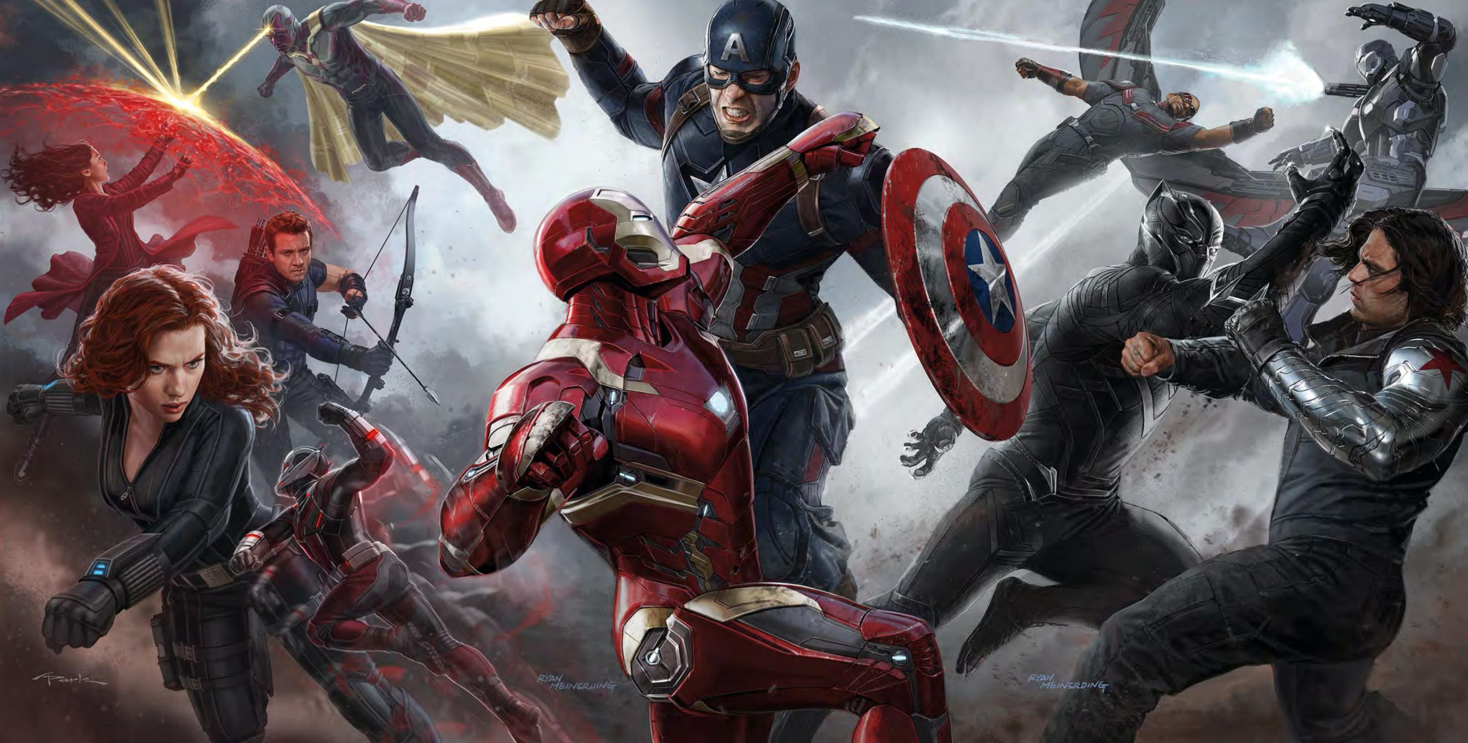 Marvel Civil War Wallpaper 4k HD Background