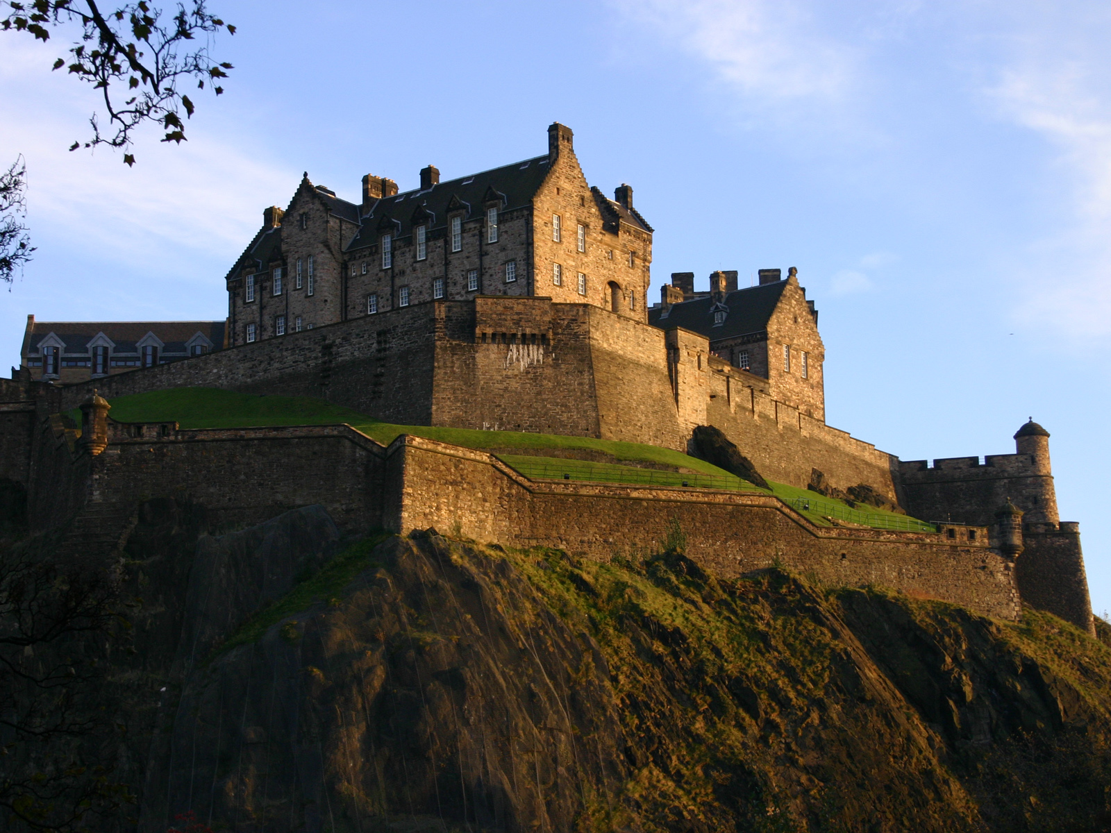 Wallpaper Scotland Castle Fortress United Kingdom Edinburgh