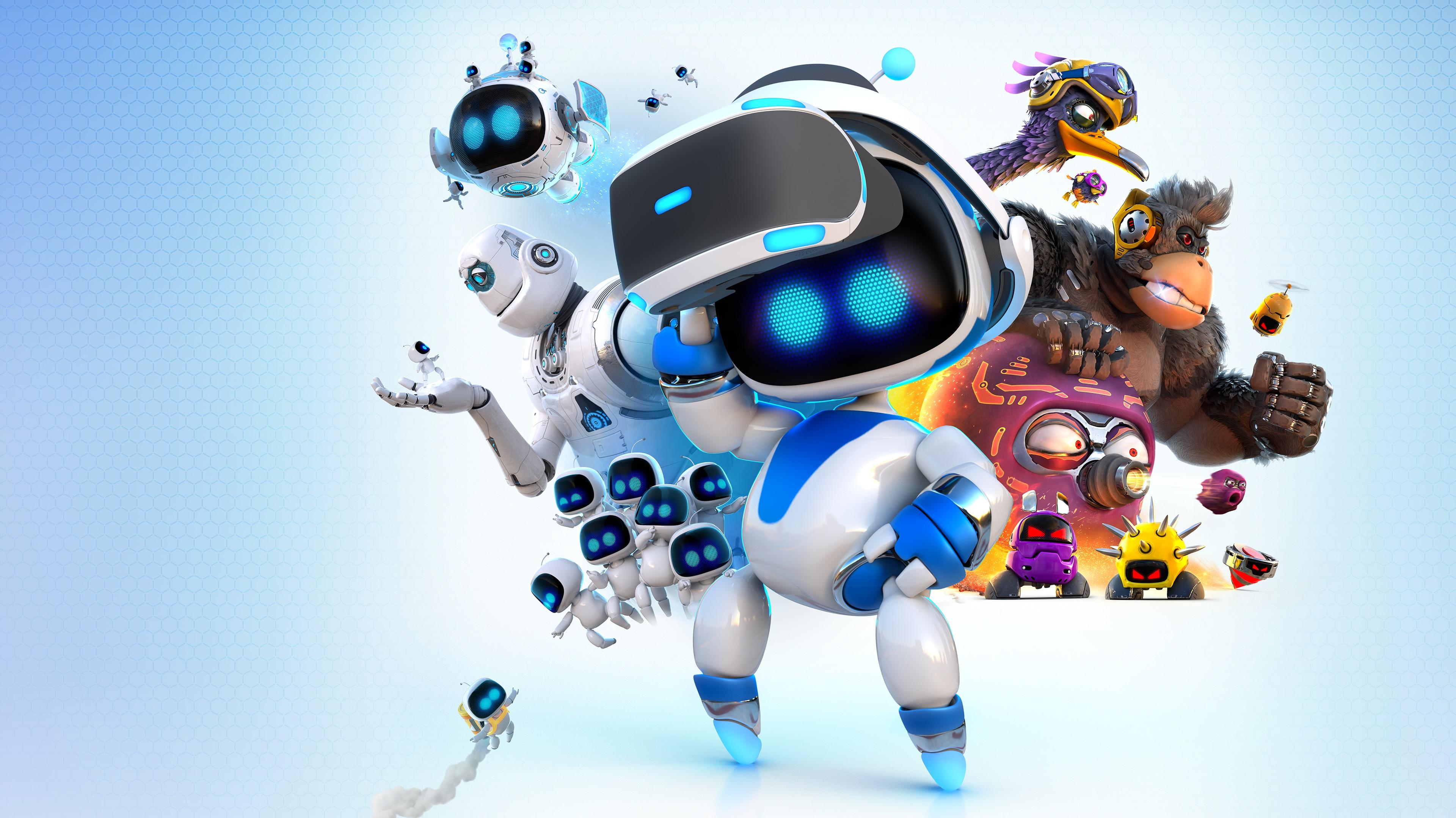 Video Game Astro Bot Rescue Mission 4k Ultra HD Wallpaper
