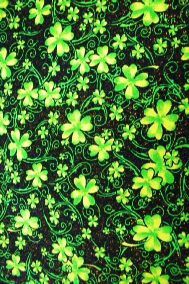 Download Sparkly Clover Art St Patricks Day Wallpaper  Wallpaperscom
