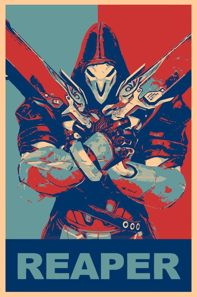 Overwatch Phone Reaper Poster 1wwyni461xj3fait Wallpaper