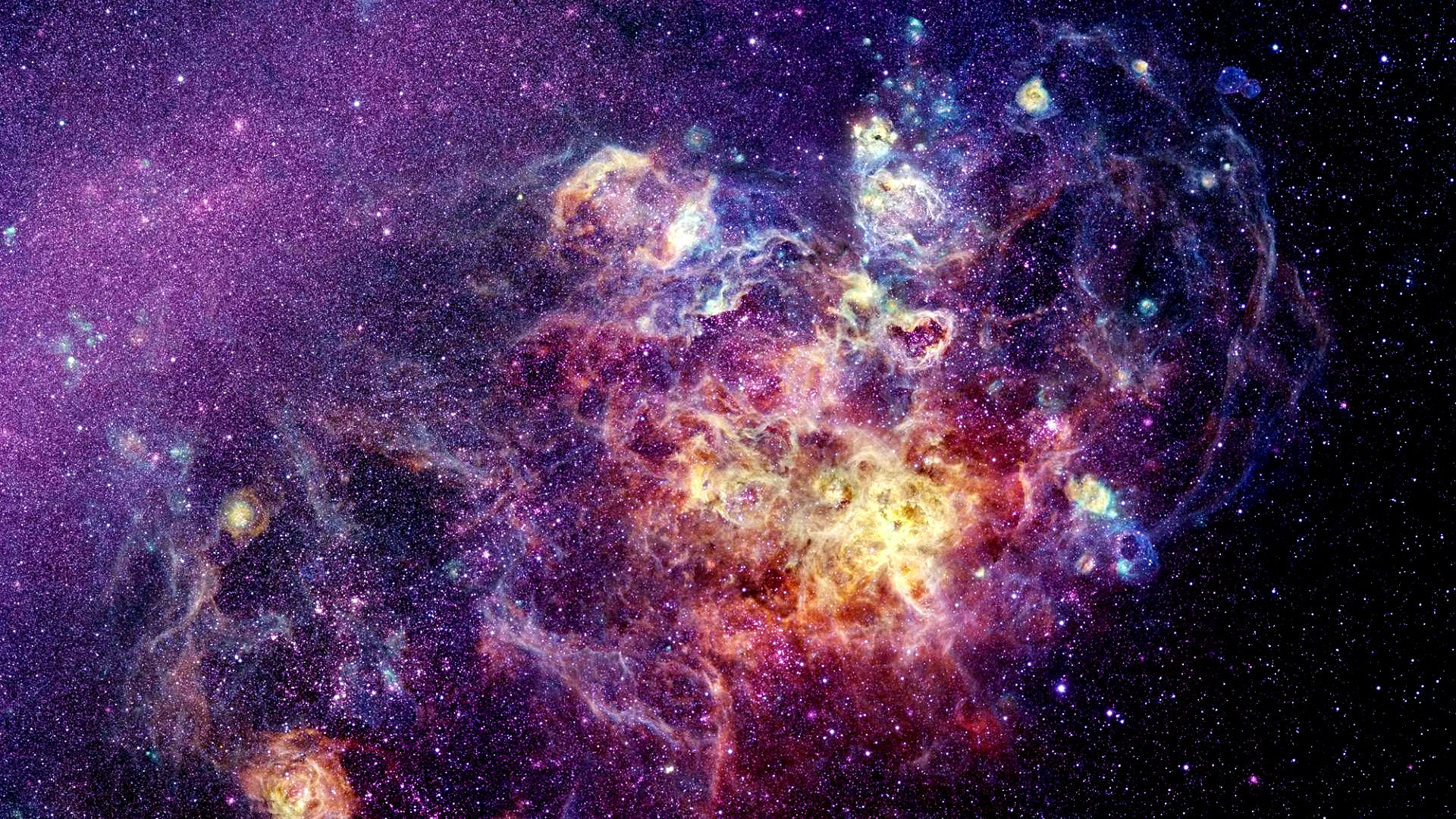 Nebula Puter Wallpaper Desktop Background Id