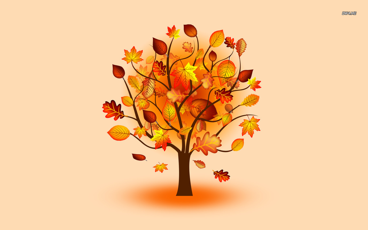 Autumn Tree Wallpaper Digital Art