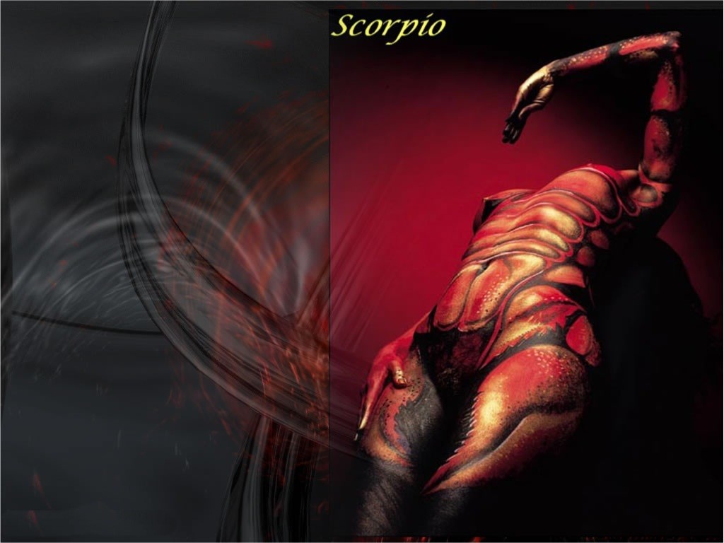 Scorpio 3d Abstract Wallpaper Zodiac Signs