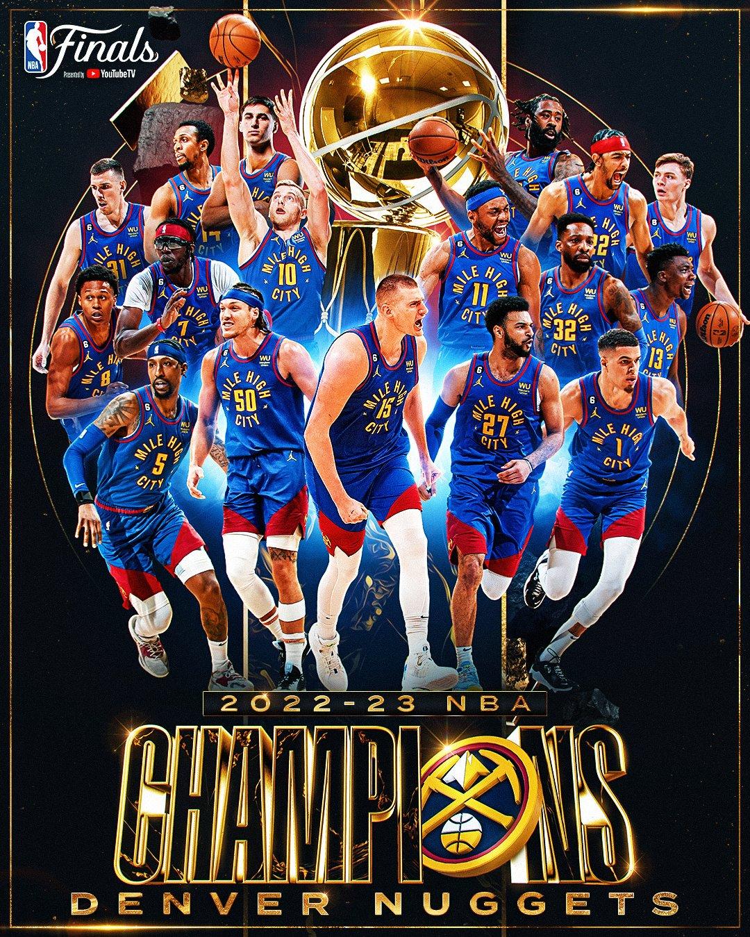NBA on The nuggets are the NBA Champions https