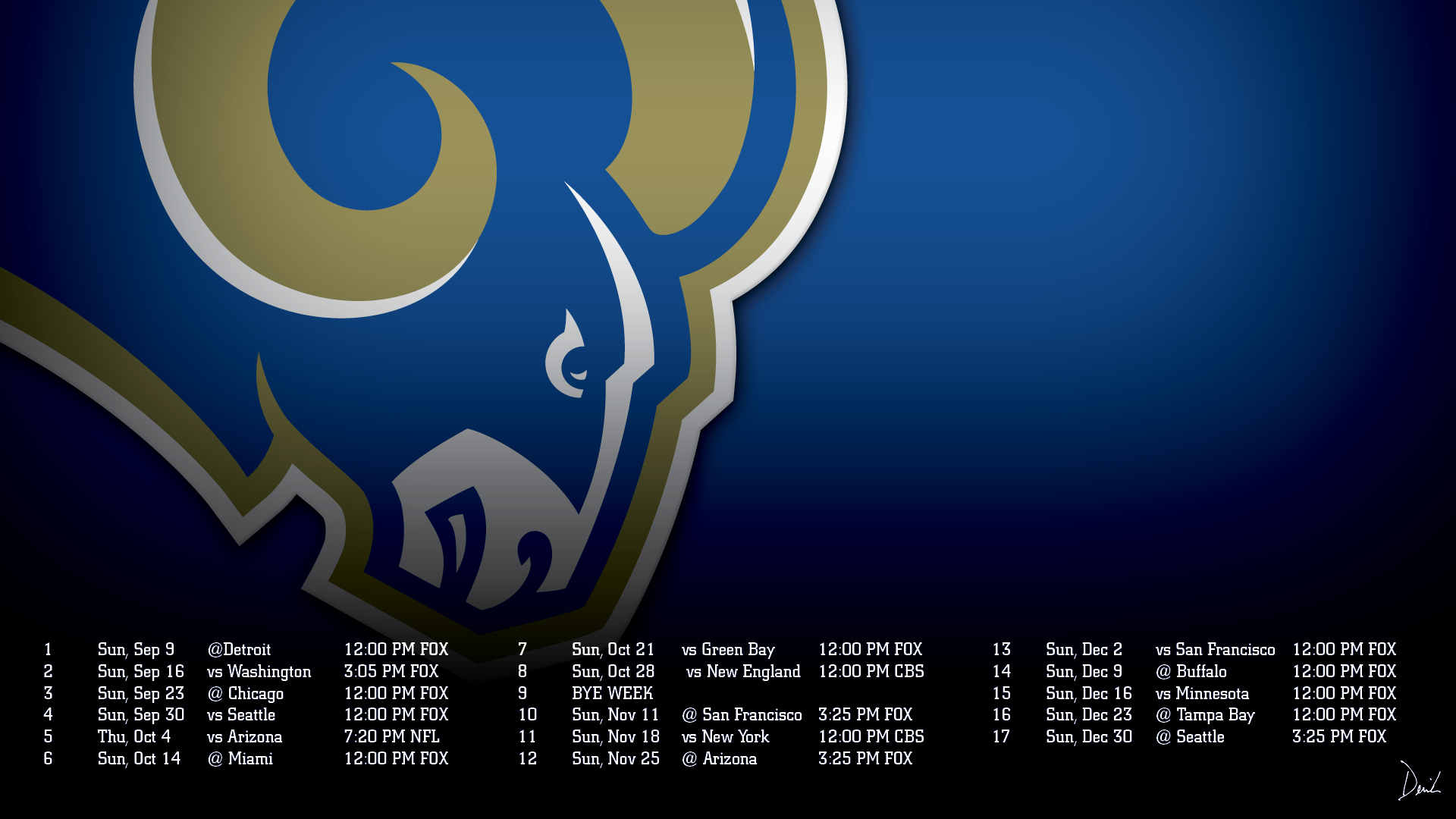 Derrick Docket St Louis Rams Schedule Wallpaper