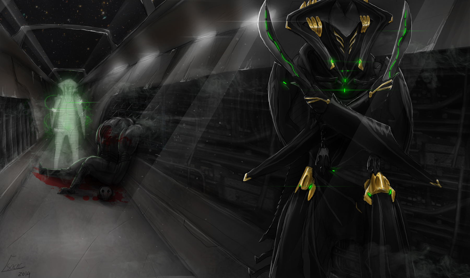 Warframe Mission Art Loki Prime By Nobody00000000