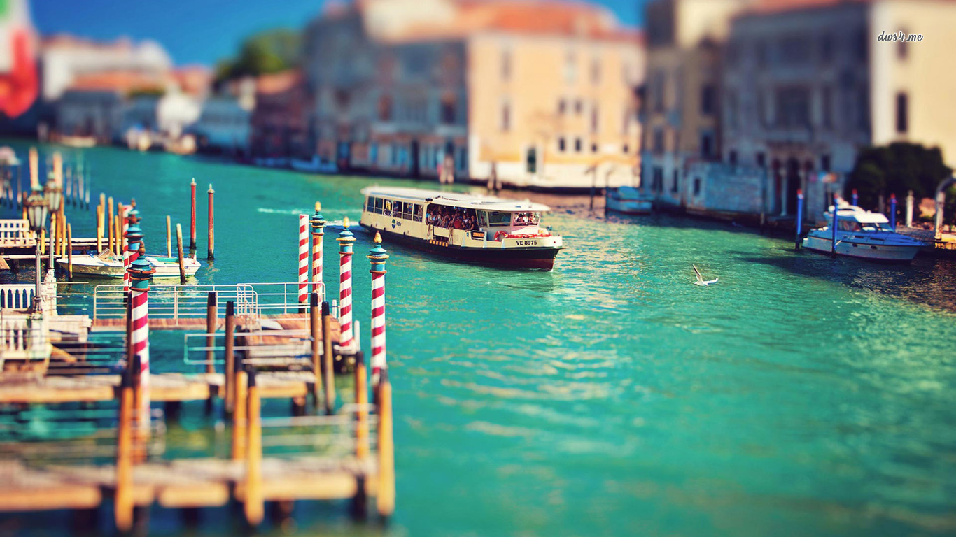 Venice By Boat Wallpaper World