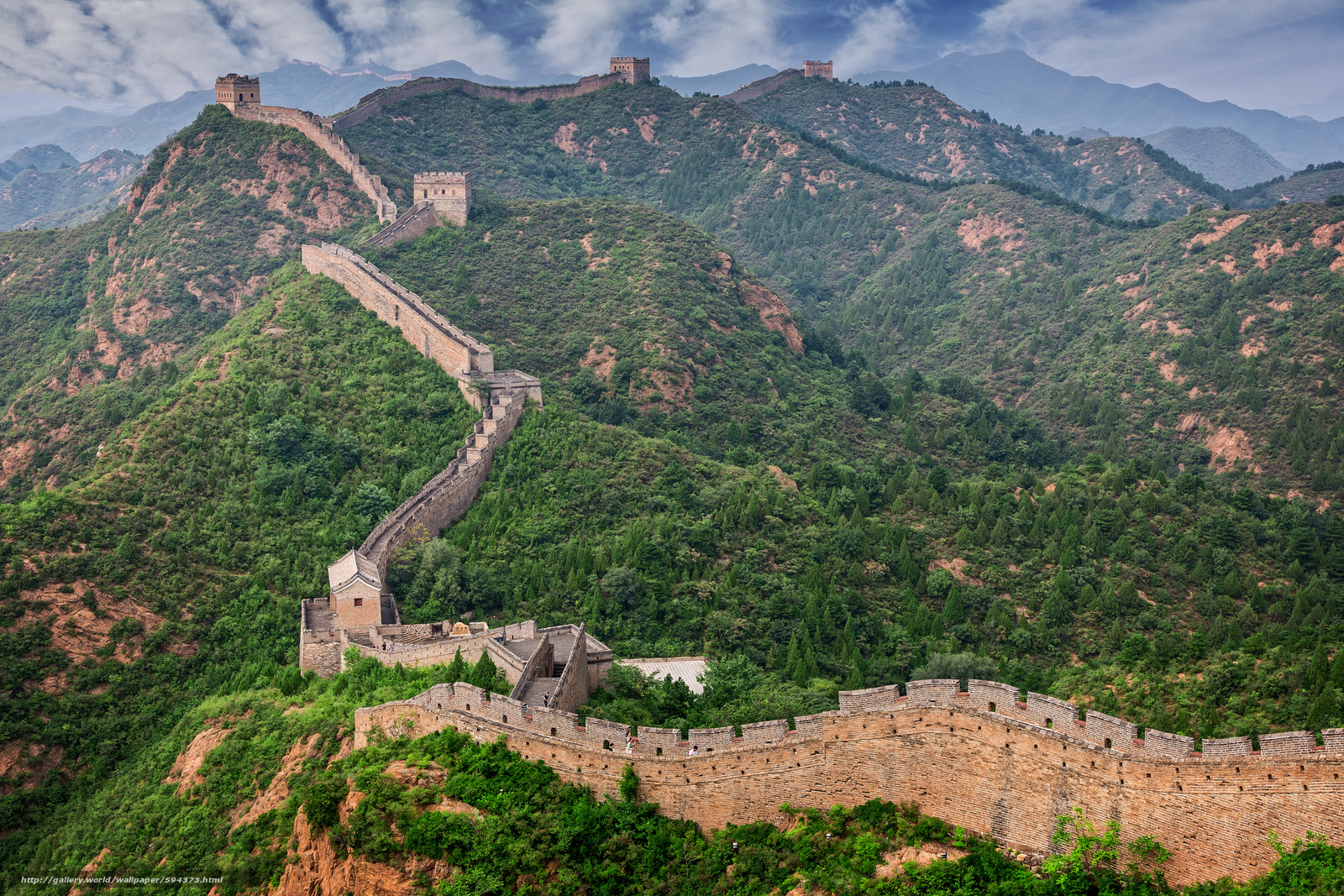 Great Wall Of China Drawing Wallpaper