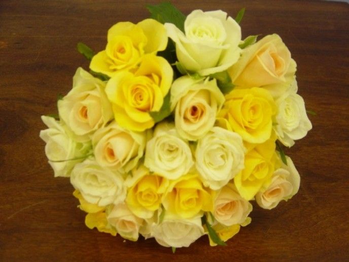 Yellow Rose Wedding Flowers Beauty Wallpaper