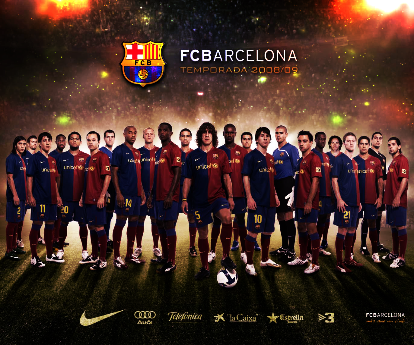 FC Barcelona Team Wallpaper   FC Barcelona Wallpapers
