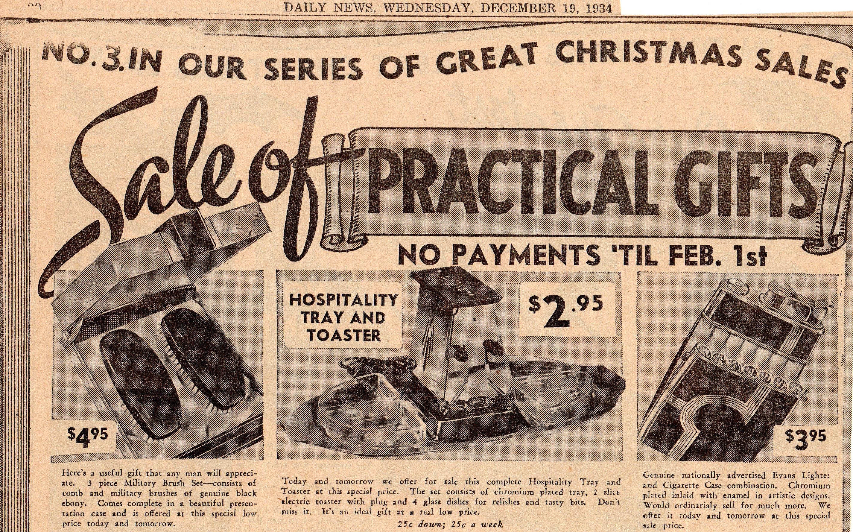 Holiday Deals At A Defunct City Department Store Ephemeral New York