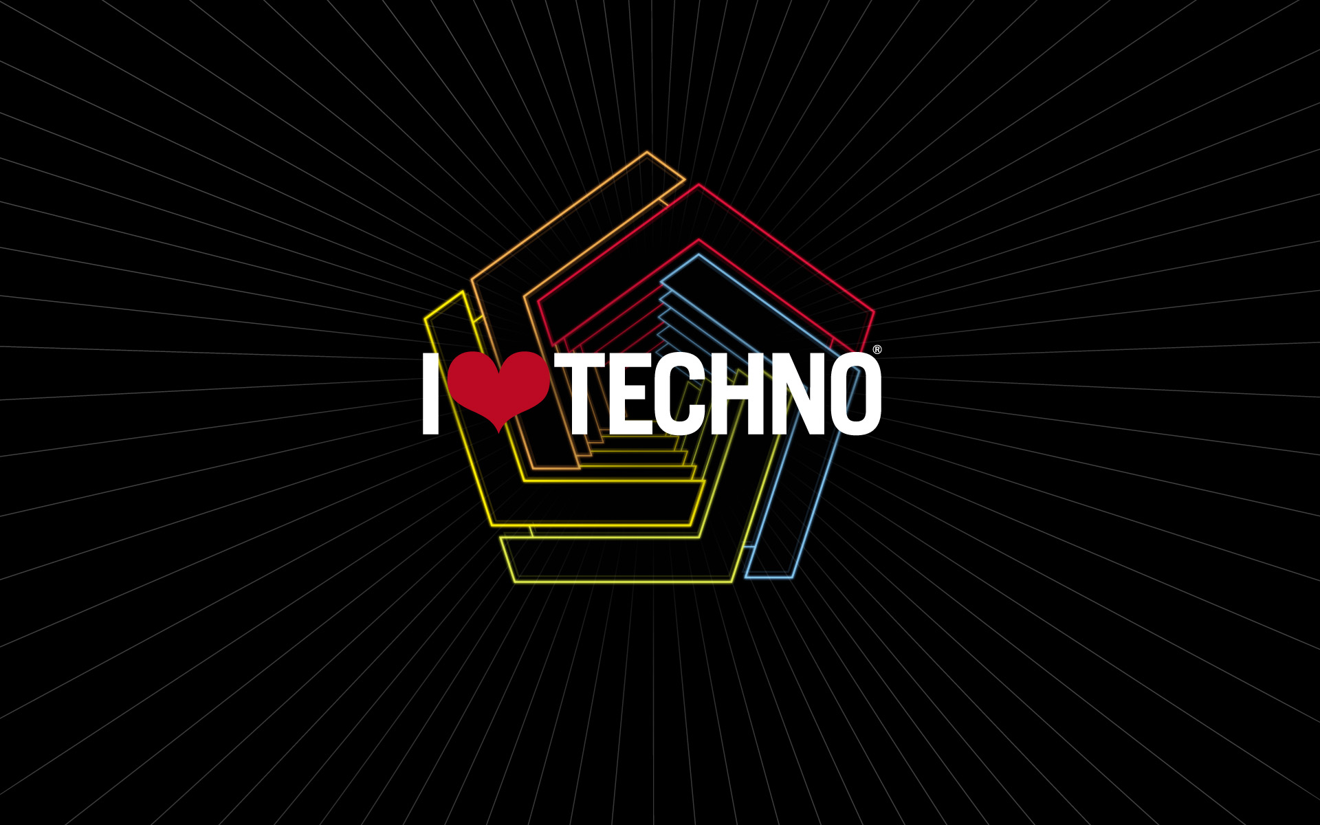 Official I Love Techno Edition Wallpaper