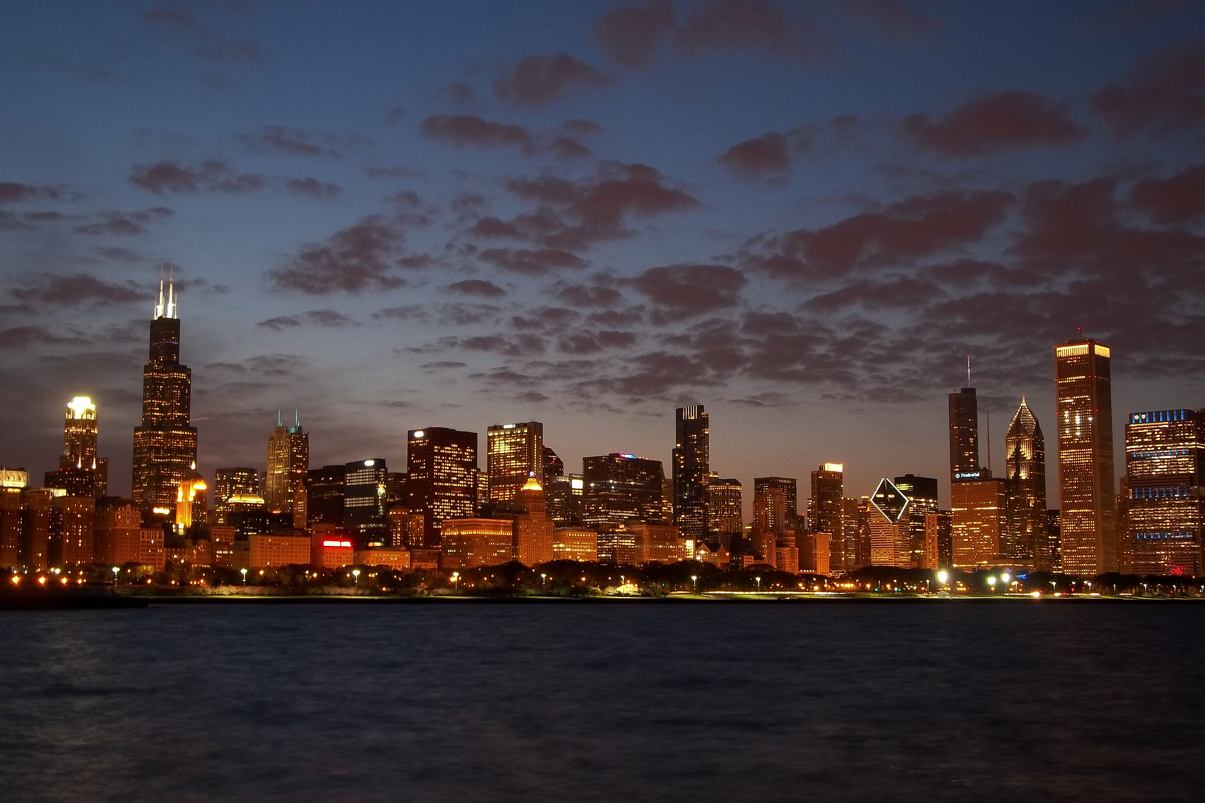 Name Chicago Night Skyline Photography 5527jpg Resolution