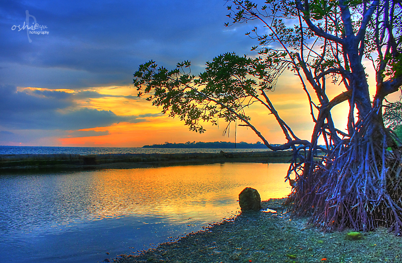 Untung Jawa Island Sunset By Oshiayu