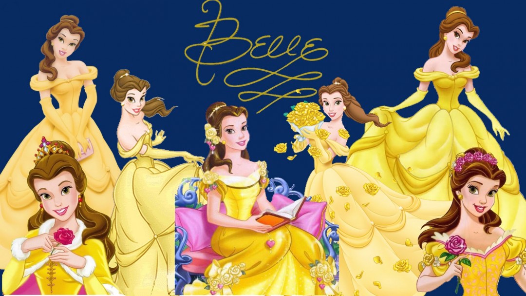 Disney Princess Belle Characters HD Wallpaper Of Cartoon