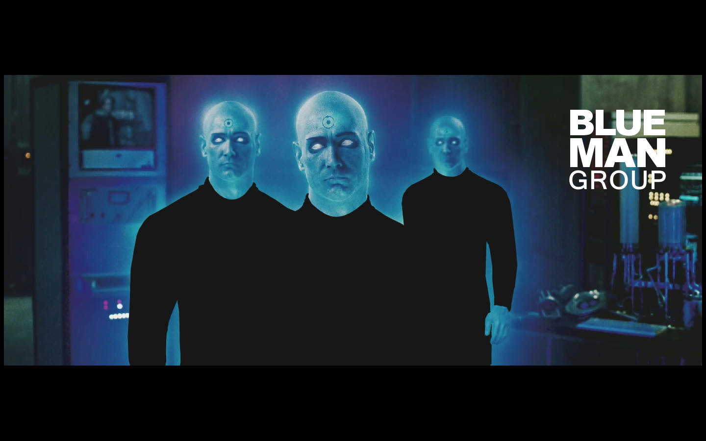  Wallpaper 1440x900 Watchmen Parody Blue Man Group Dr Manhattan