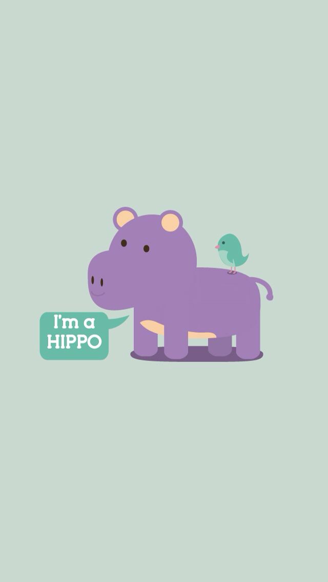I M Hippo In Cute Wallpaper For iPad