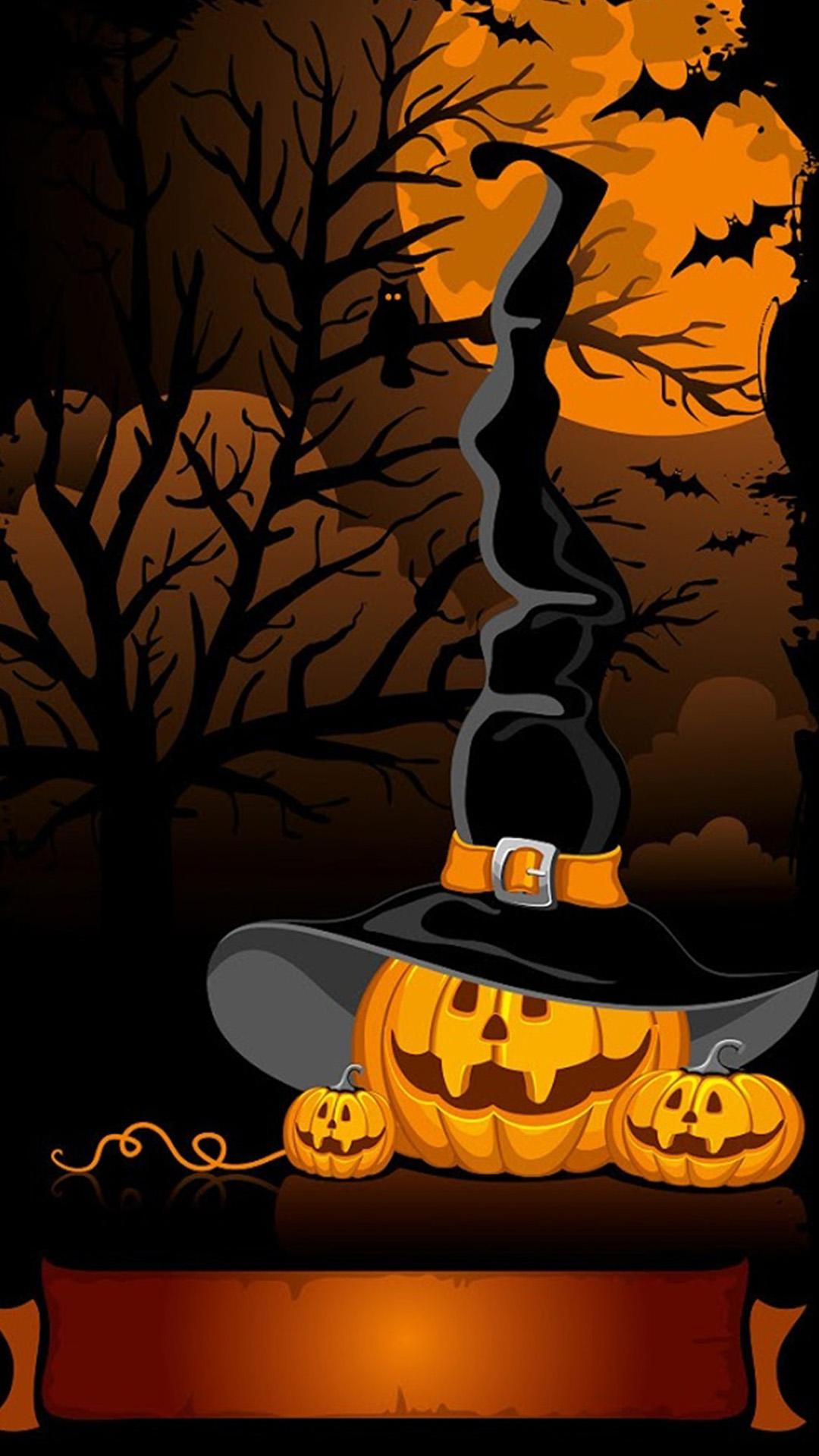Witchy Halloween Wallpaper Night