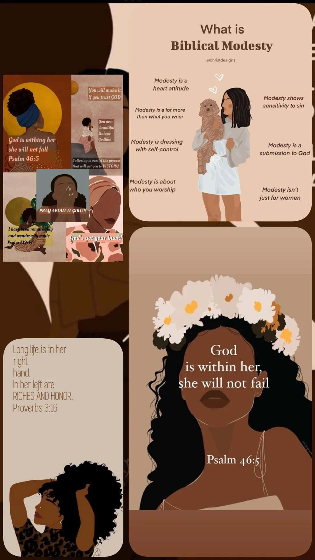 Christian Girl Aesthetic Wallpaper