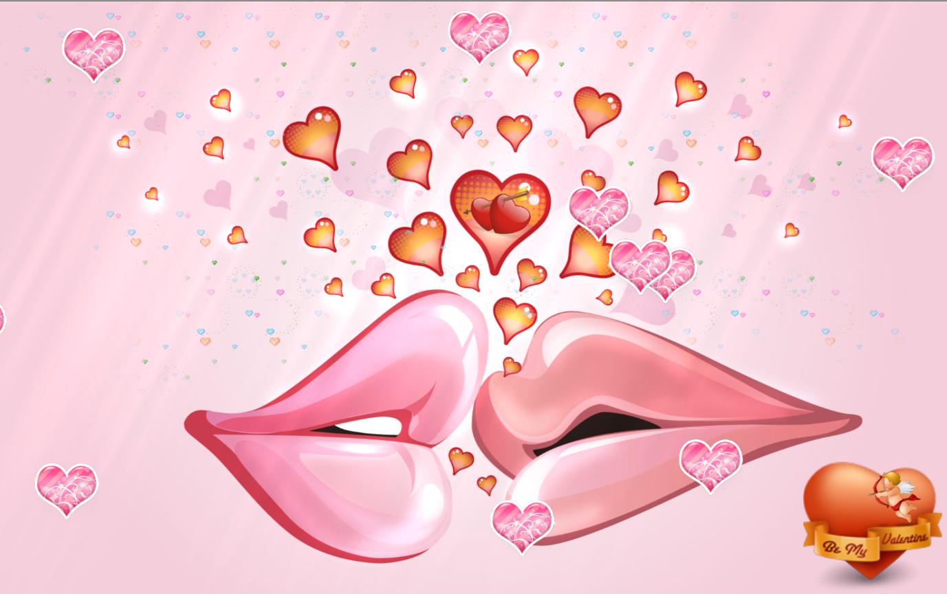  48 Valentine  Cartoon  Wallpaper  on WallpaperSafari