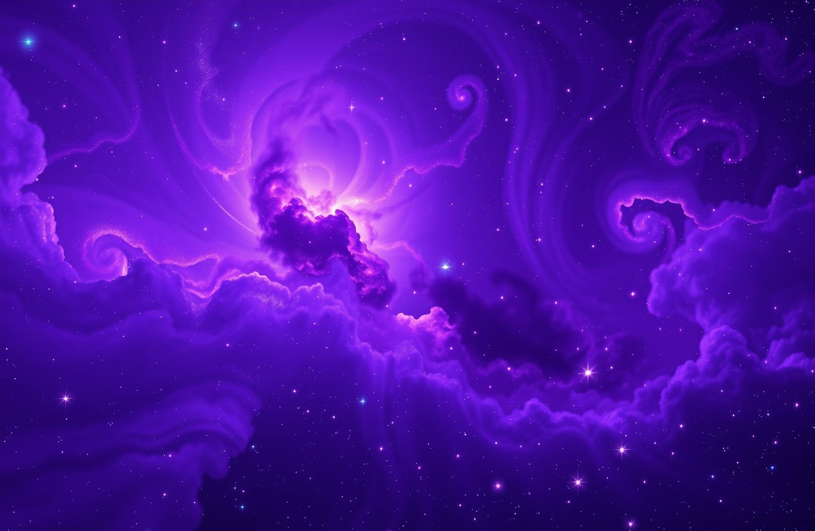 Purple Galaxy Wallpaper