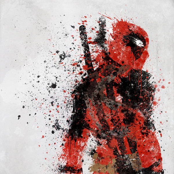 Awesome Superhero Splatter Paintings By Canadian Artist Photographer