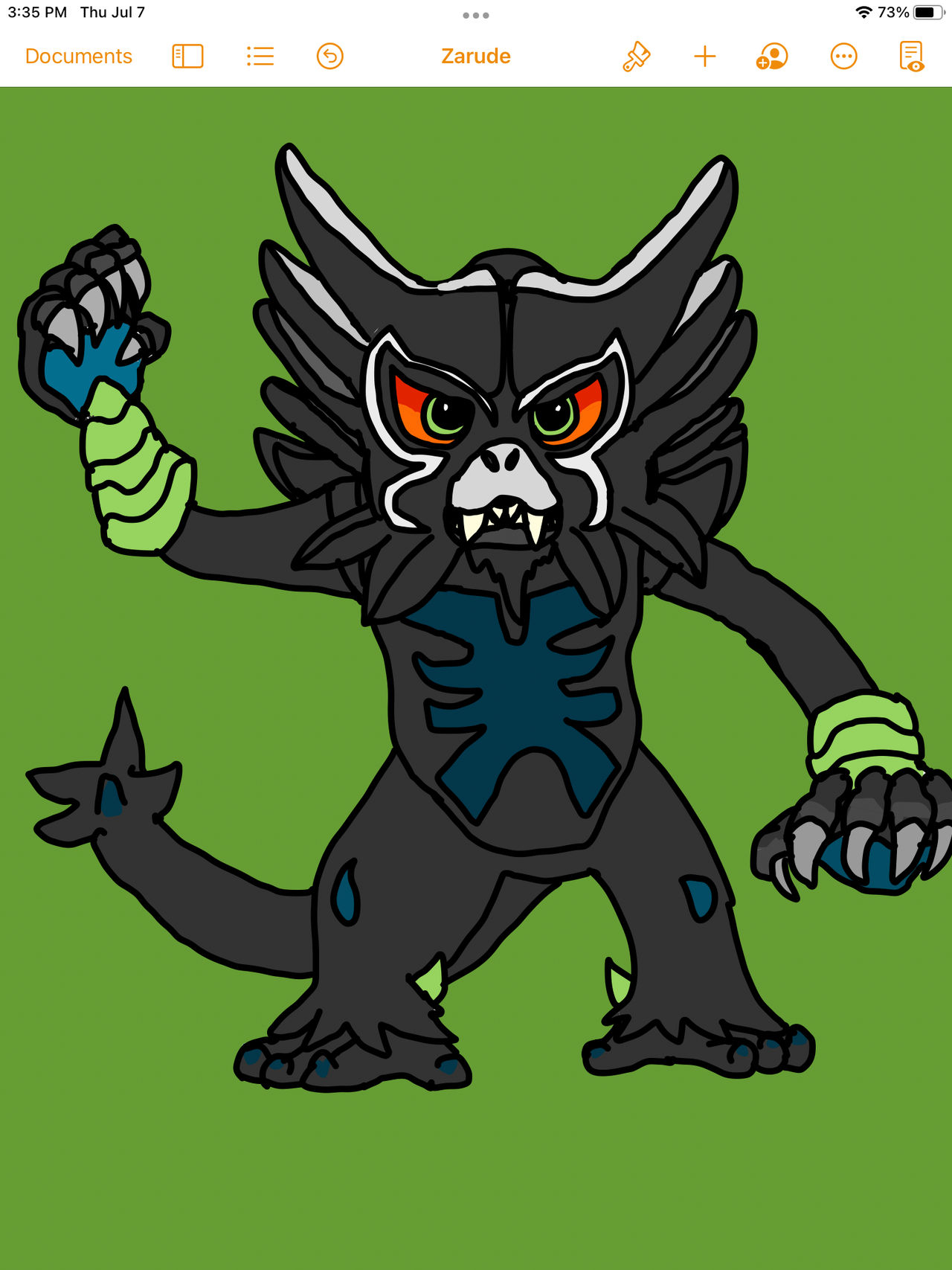 Zarude By Dripptide Wallpaper