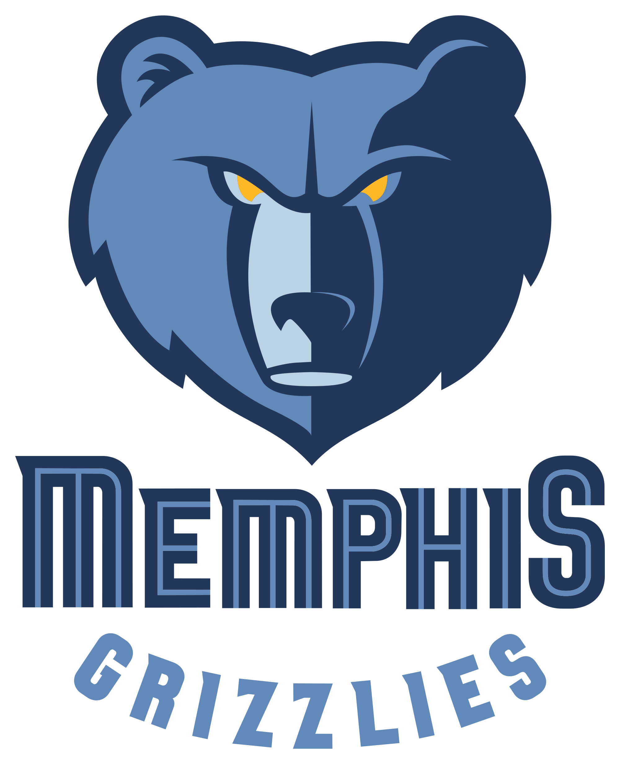 Memphis Grizzlies Logo HUNT LOGO