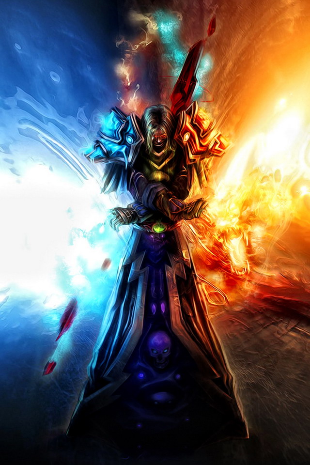 World Of Warcraft Warlock iPhone Wallpaper Background And Themes