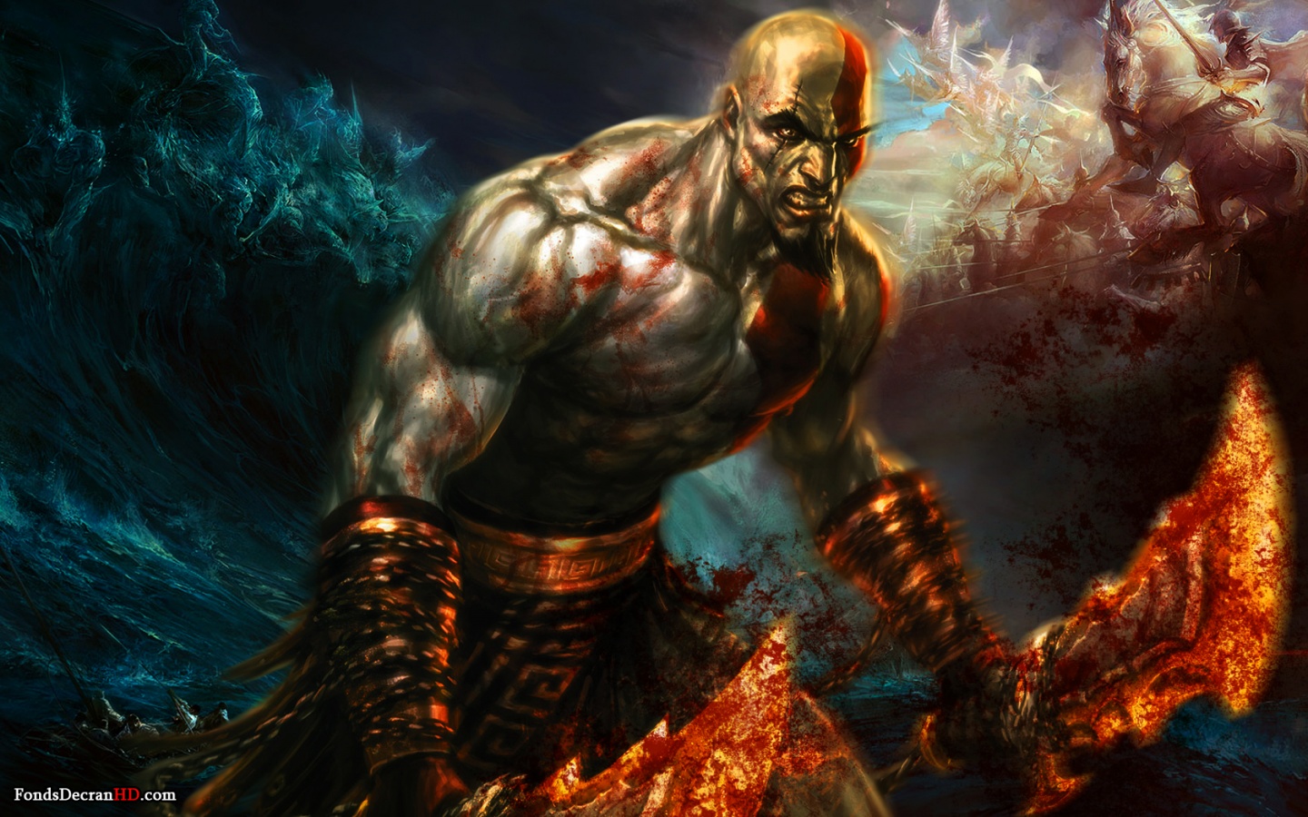 Download hd wallpapers of god of war 3 1440x900