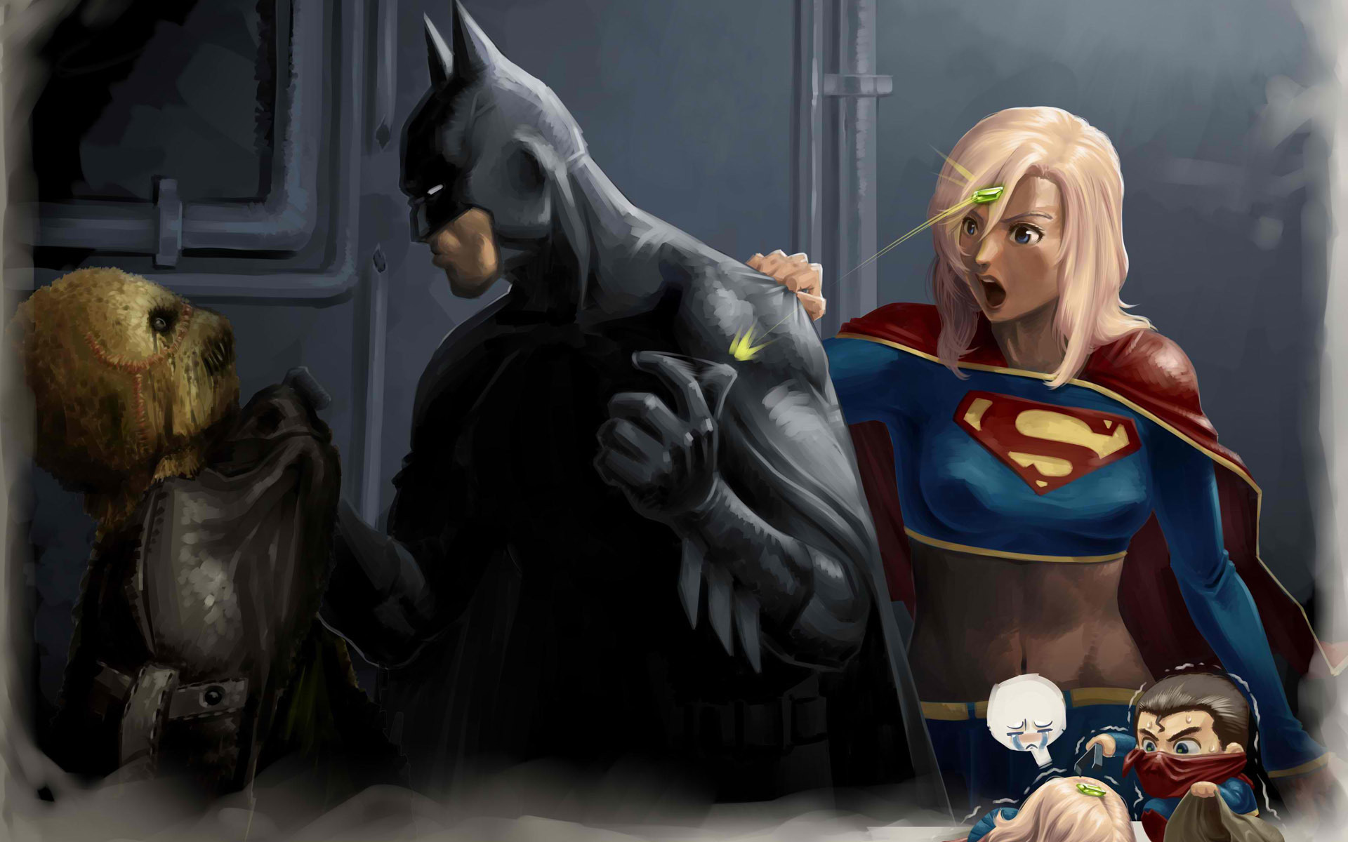 Batman And Supergirl Wallpaper