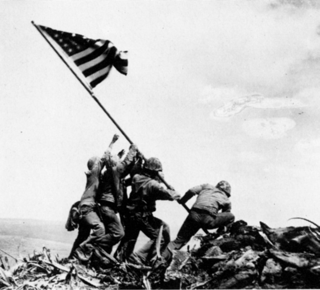 Flag Raising Iwo Jima Photograph February